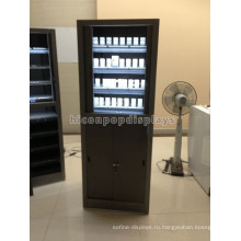 Качественный фанерный отдельно стоящий светодиодный шкаф для табака и сигарет с толкателем для продажи